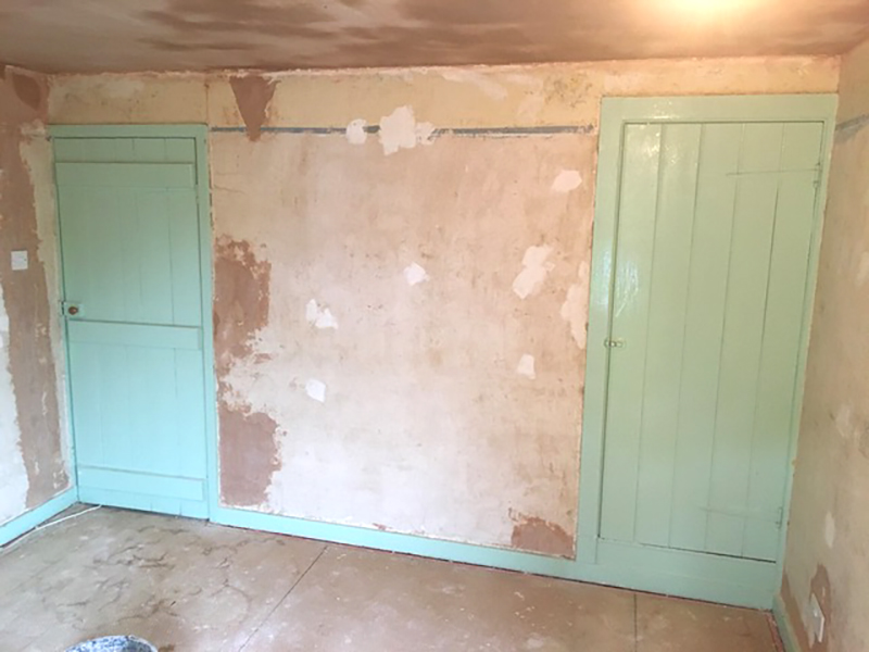 Ashley Veness Bedroom Plastering Before Lowestoft