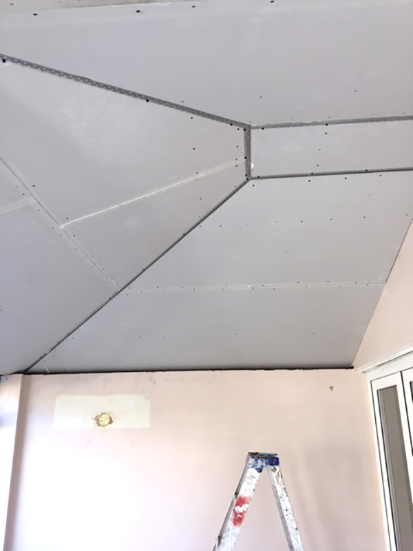 Ashley Veness Conservatory Ceiling Plastering Before Lowestoft