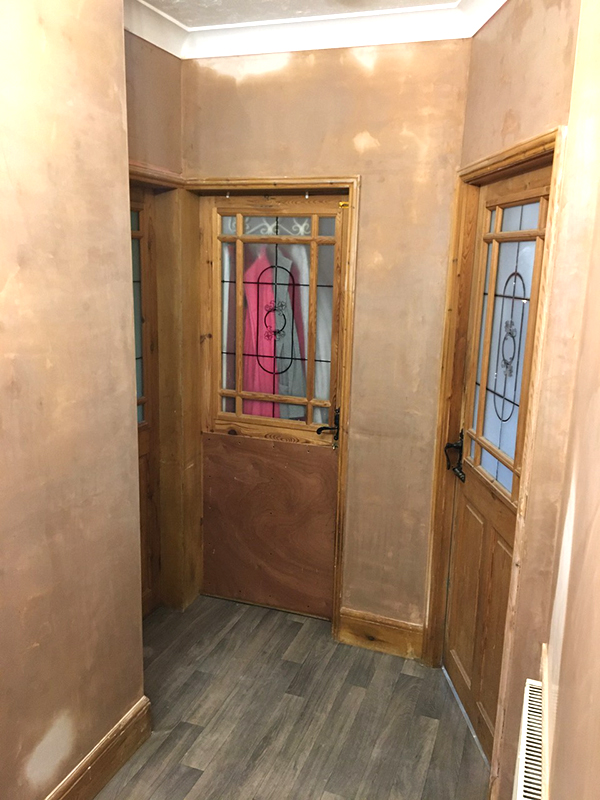 Ashley Veness Hallway Plastering After Lowestoft